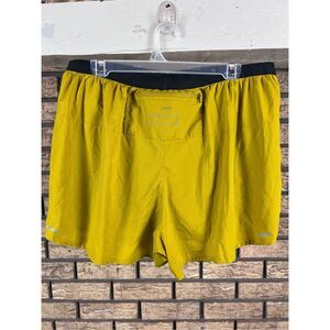 Nike Mens Flex Stride Run‎ Division 4 in Brief-Lined Short Dark Citron size XXL
